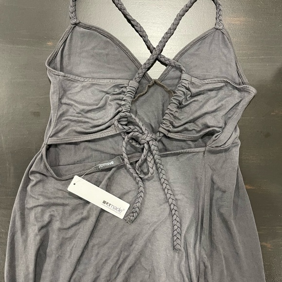NWT LAmade High Low Braided Open Back Dress Sz Medium - Picture 4 of 5